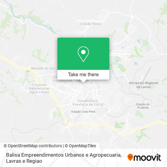 Balisa Empreendimentos Urbanos e Agropecuaria map