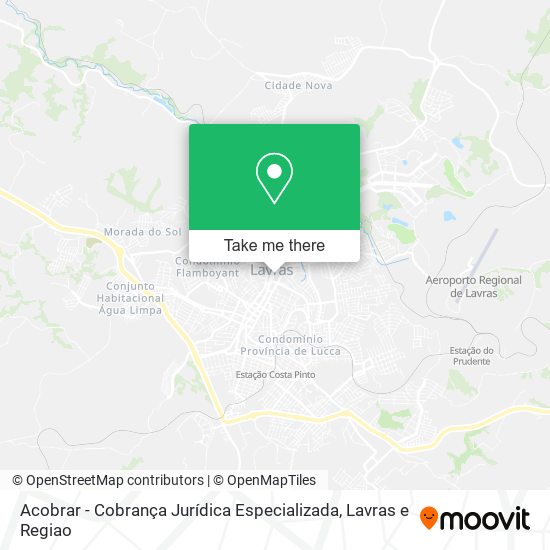 Mapa Acobrar - Cobrança Jurídica Especializada