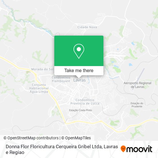 Donna Flor Floricultura Cerqueira Gribel Ltda map