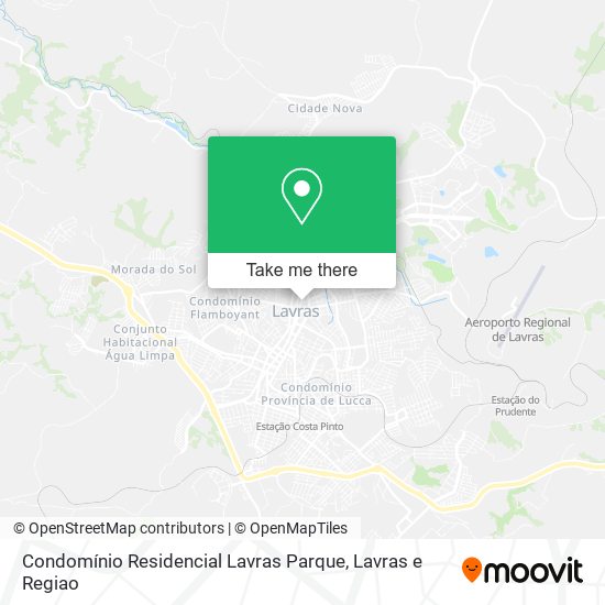 Condomínio Residencial Lavras Parque map