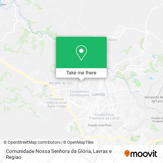 Mapa Comunidade Nossa Senhora da Glória