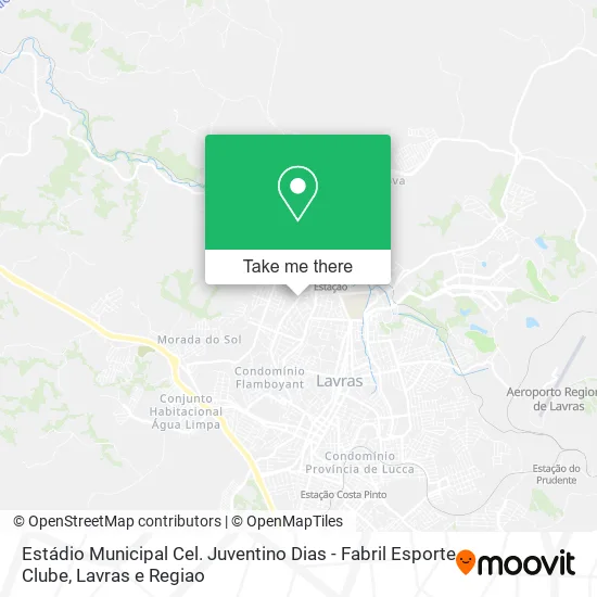 Estádio Municipal Cel. Juventino Dias - Fabril Esporte Clube map