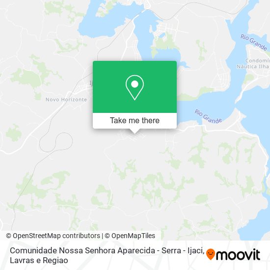 Comunidade Nossa Senhora Aparecida - Serra - Ijaci map