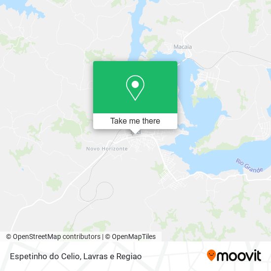 Mapa Espetinho do Celio