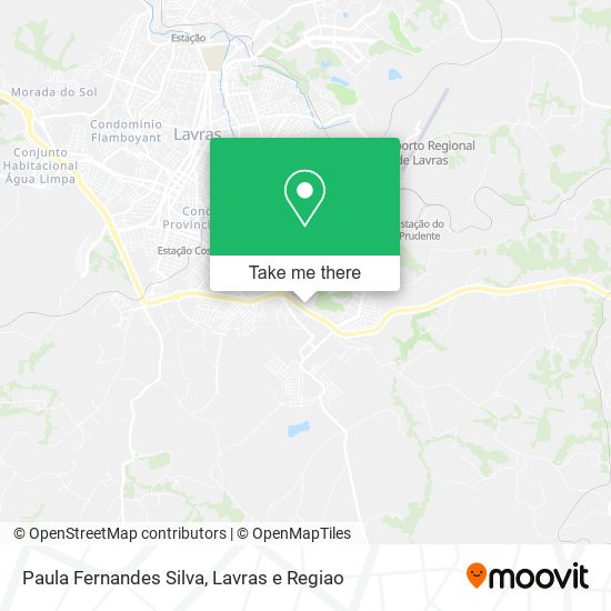 Paula Fernandes Silva map
