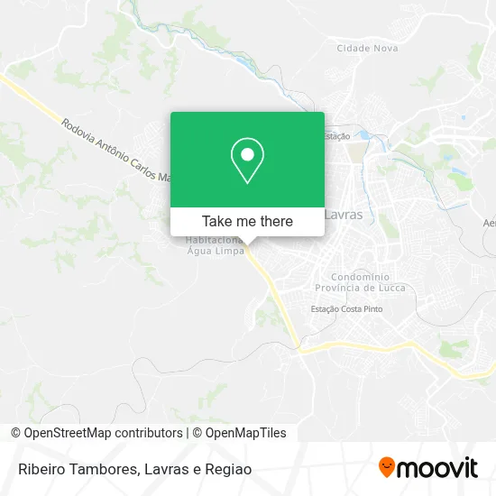 Ribeiro Tambores map