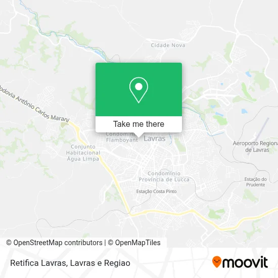 Retifica Lavras map