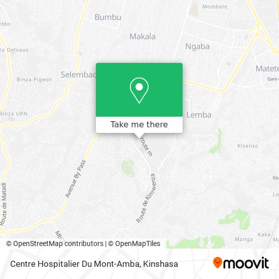 Centre Hospitalier Du Mont-Amba map