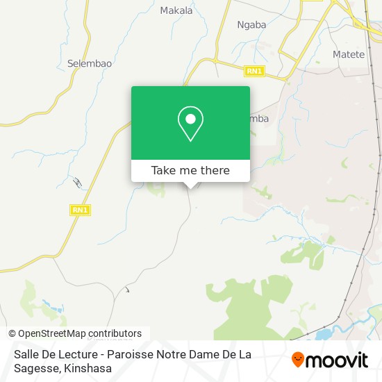 Salle De Lecture - Paroisse Notre Dame De La Sagesse map