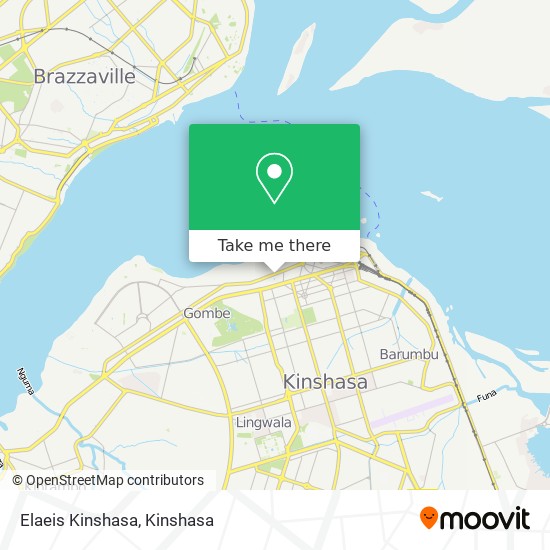 Elaeis Kinshasa map