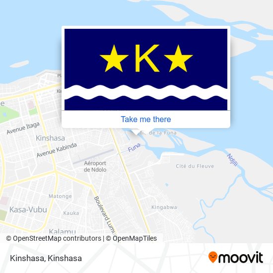 Kinshasa map