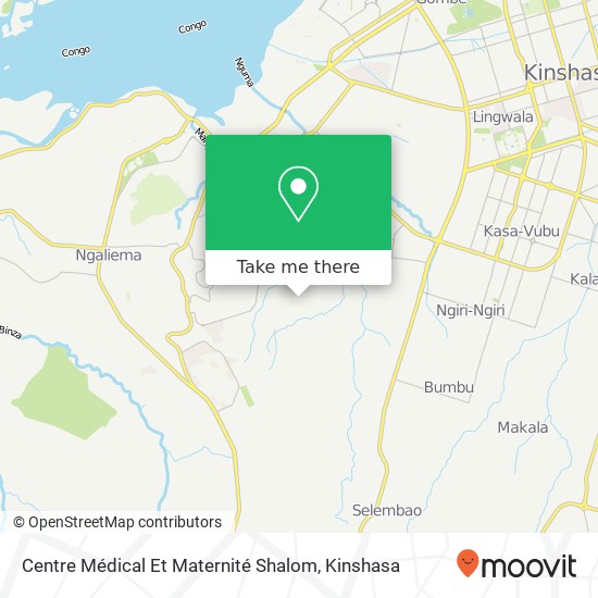 Centre Médical Et Maternité Shalom map