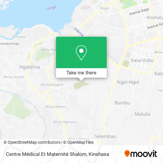 Centre Médical Et Maternité Shalom map