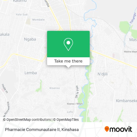 Pharmacie Communautaire II map