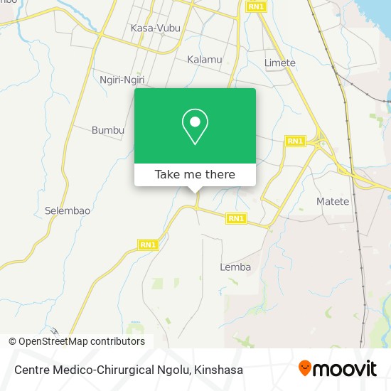Centre Medico-Chirurgical Ngolu map