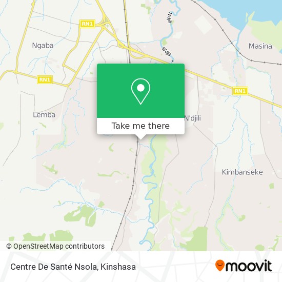 Centre De Santé Nsola map