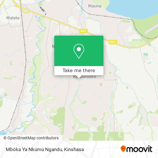 Mbóka Ya Nkúmú Ngandu map