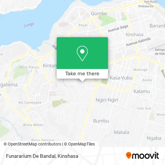 Funararium De Bandal map