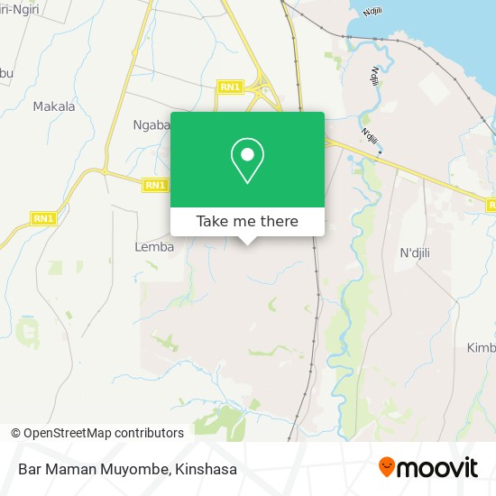 Bar Maman Muyombe map