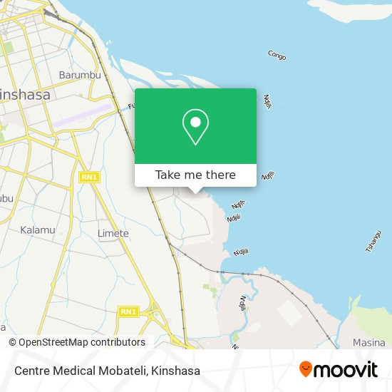 Centre Medical Mobateli map
