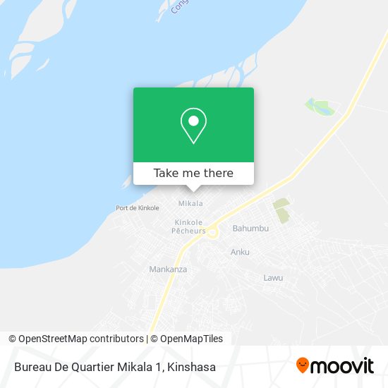 Bureau De Quartier Mikala 1 map