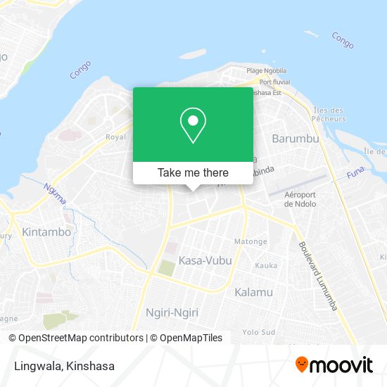 Lingwala map