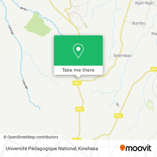 Université Pédagogique National map