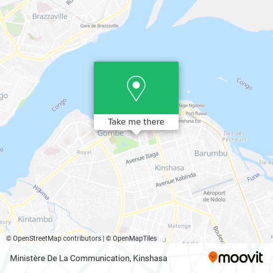Ministère De La Communication map