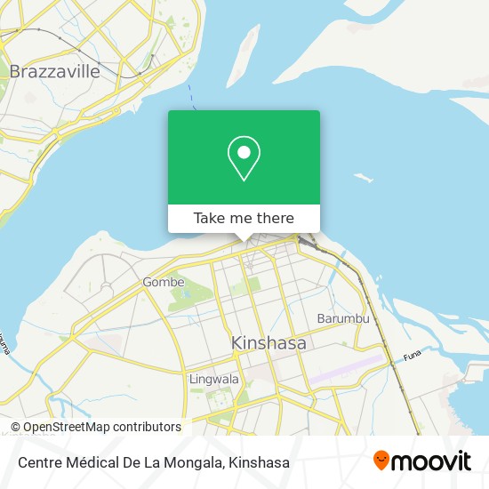 Centre Médical De La Mongala map