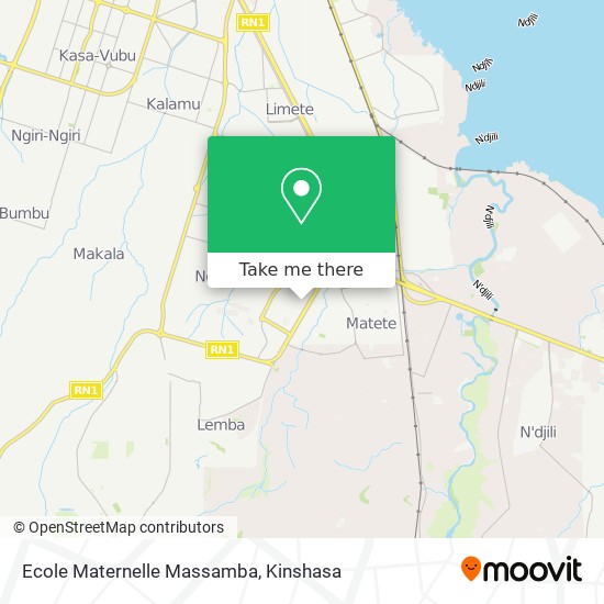 Ecole Maternelle Massamba map