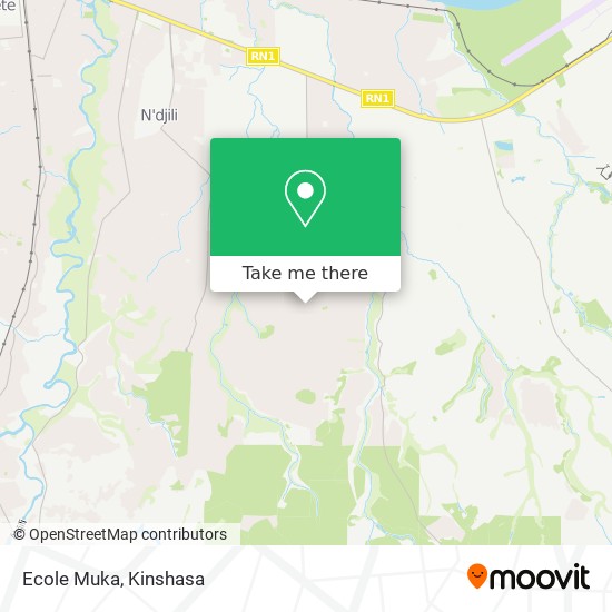 Ecole Muka map