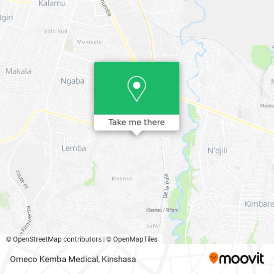 Omeco Kemba Medical map