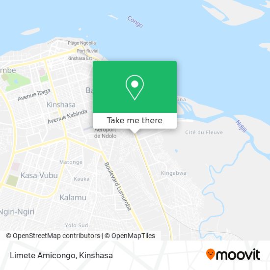 Limete Amicongo map