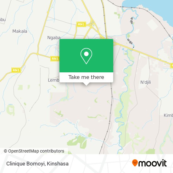 Clinique Bomoyi map
