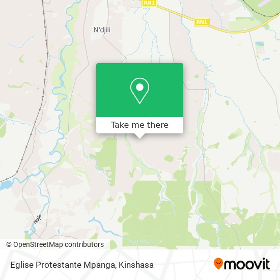 Eglise Protestante Mpanga map