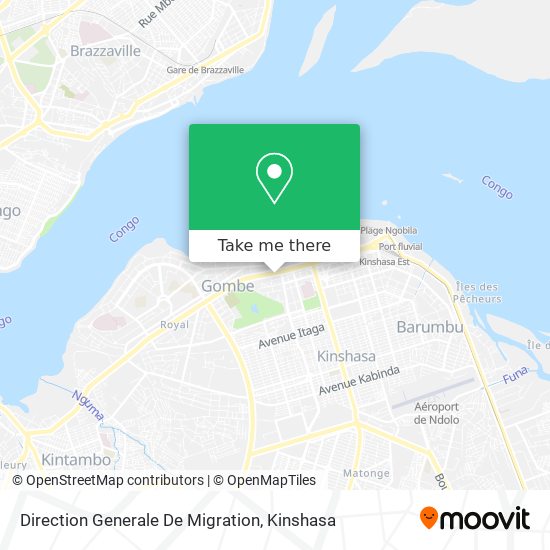 Direction Generale De Migration map