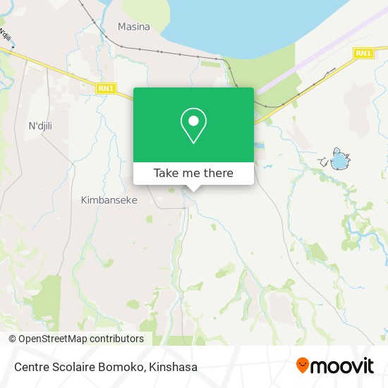 Centre Scolaire Bomoko map