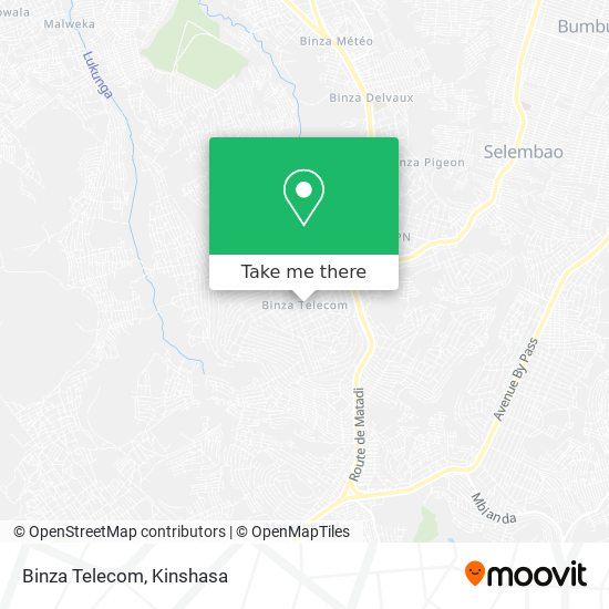 Binza Telecom map