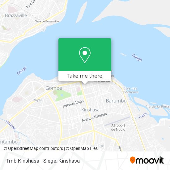 Tmb Kinshasa - Siège map