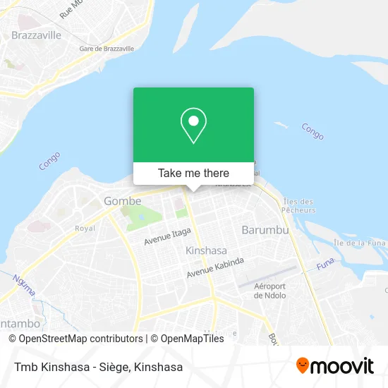 Tmb Kinshasa - Siège map