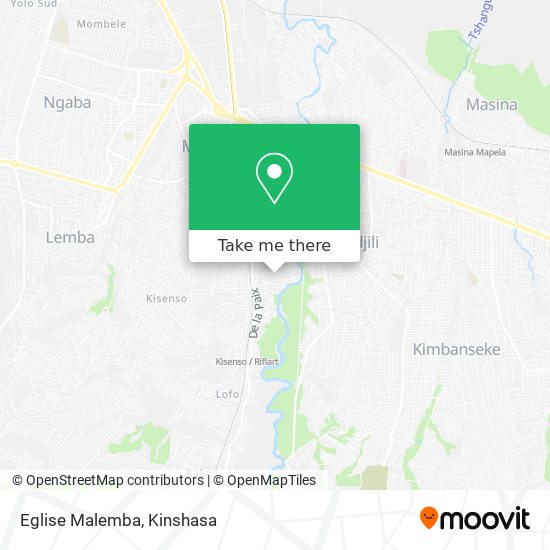 Eglise Malemba map