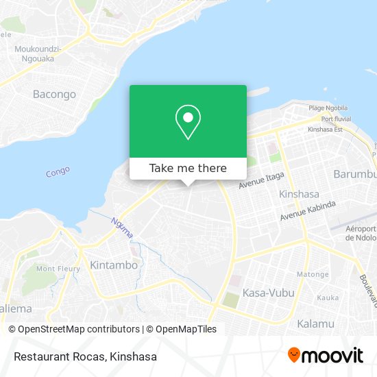 Restaurant Rocas map