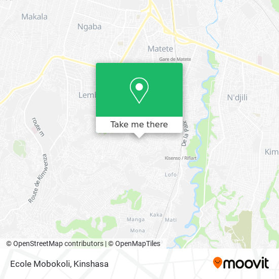 Ecole Mobokoli map