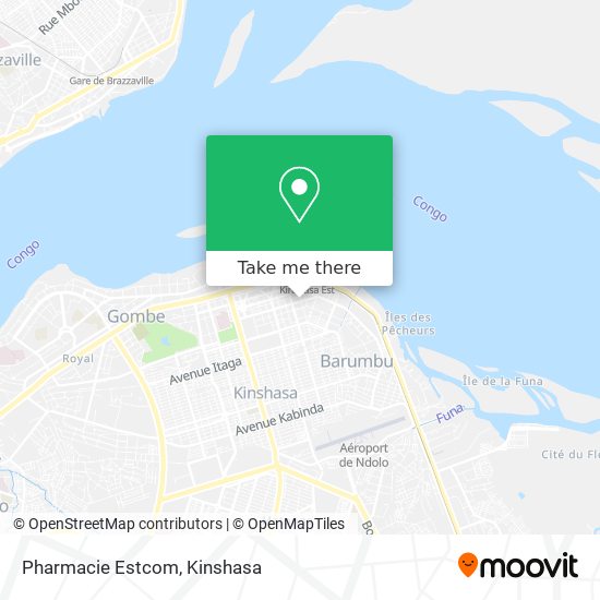 Pharmacie Estcom map