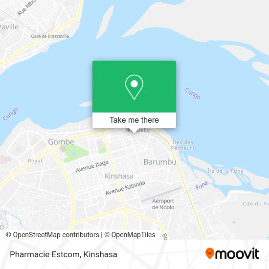 Pharmacie Estcom map