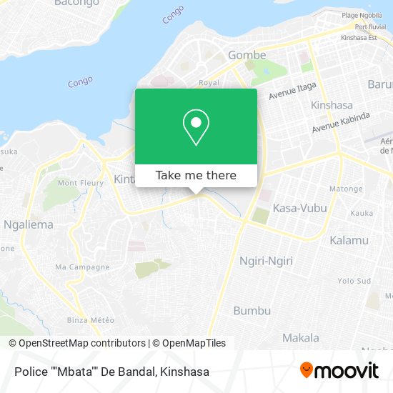 Police ""Mbata"" De Bandal map