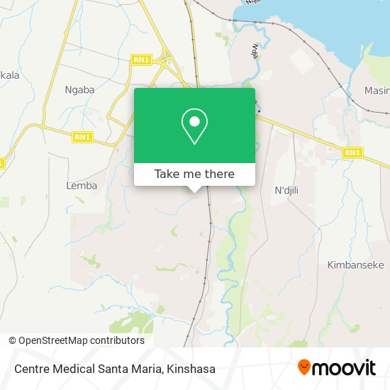 Centre Medical Santa Maria map
