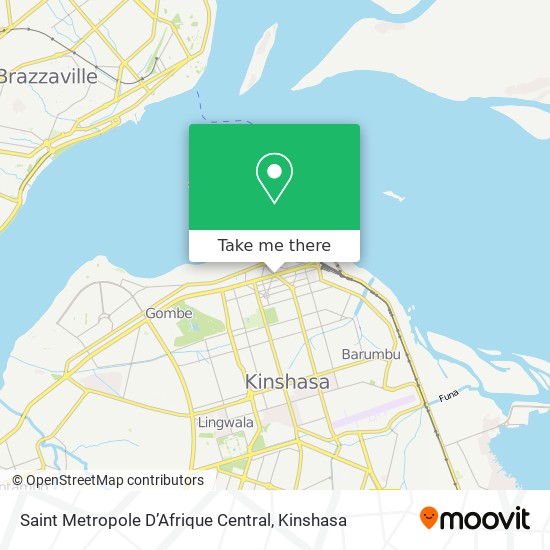 Saint Metropole D’Afrique Central map