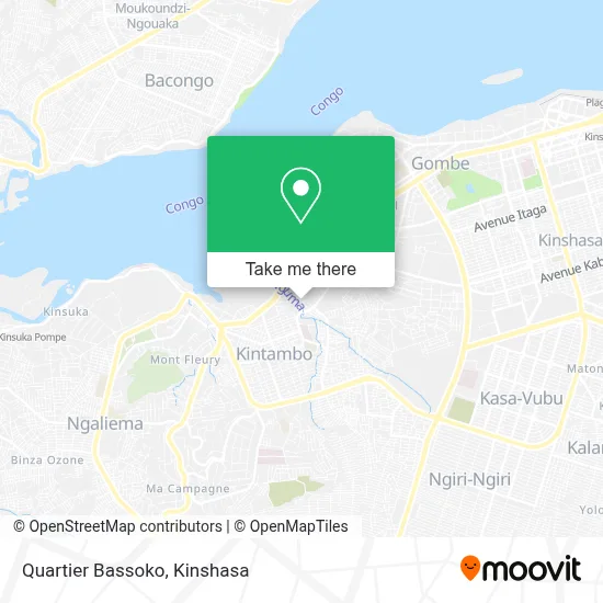 Quartier Bassoko map