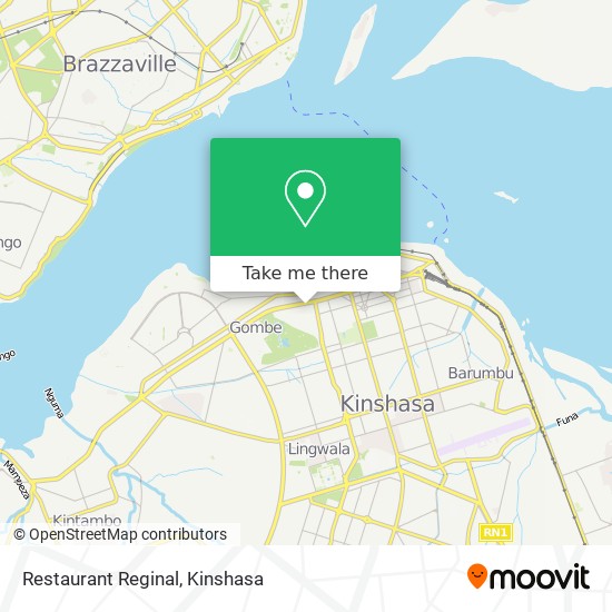 Restaurant Reginal map